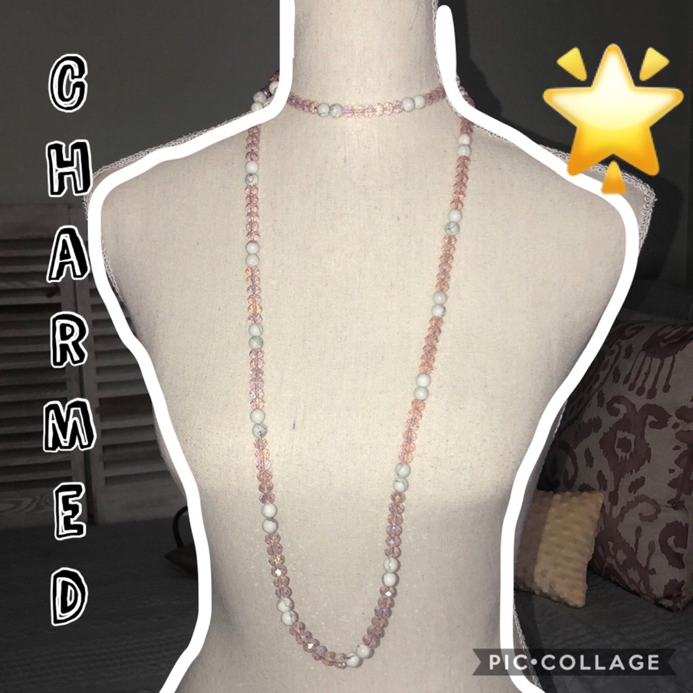 🌟CHARMED🌟 wrap around necklace!